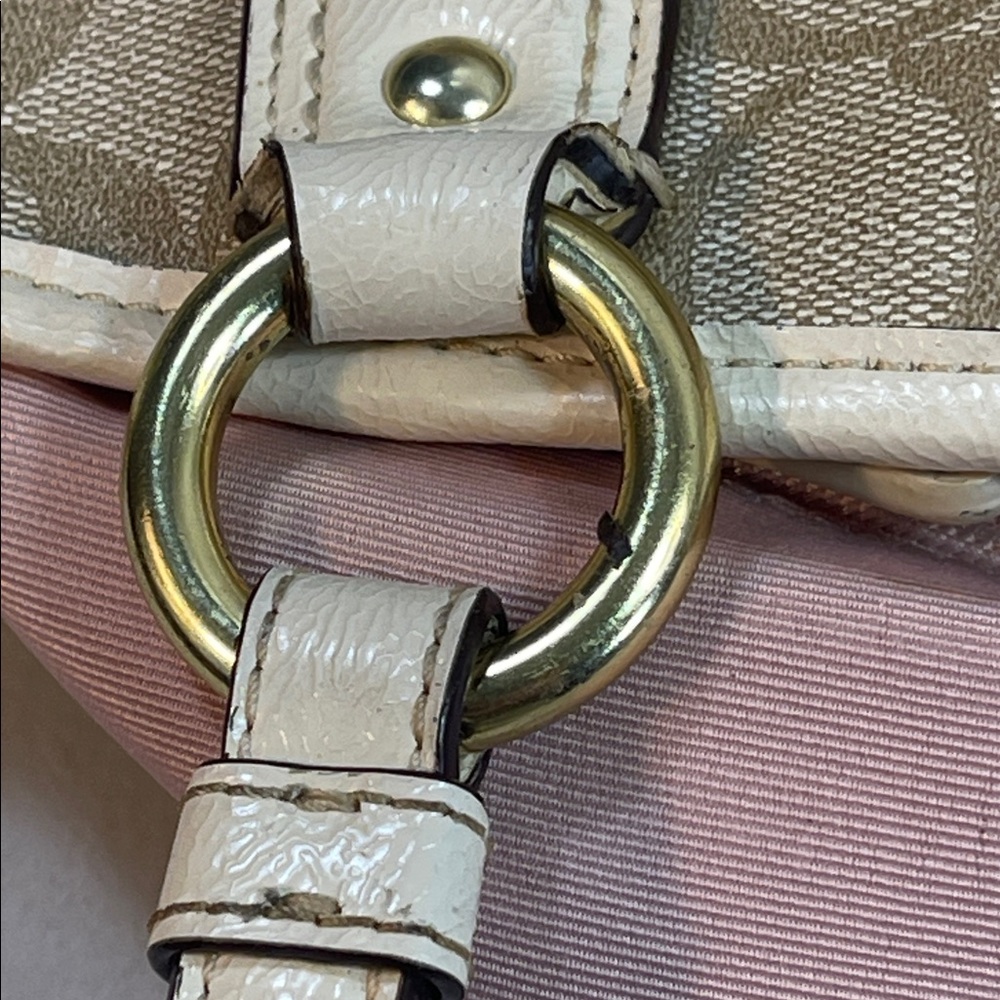 Coach Peyton Signature Pocket Tote & Crossbody Bag – Beige/Khaki F19816 - Picture 8 of 15